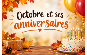Anniversaire d'octobre